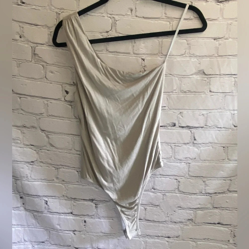 5/$20 Women’s 21 Saints Gray One Shoulder Bodysuit One‎ Piece Medium